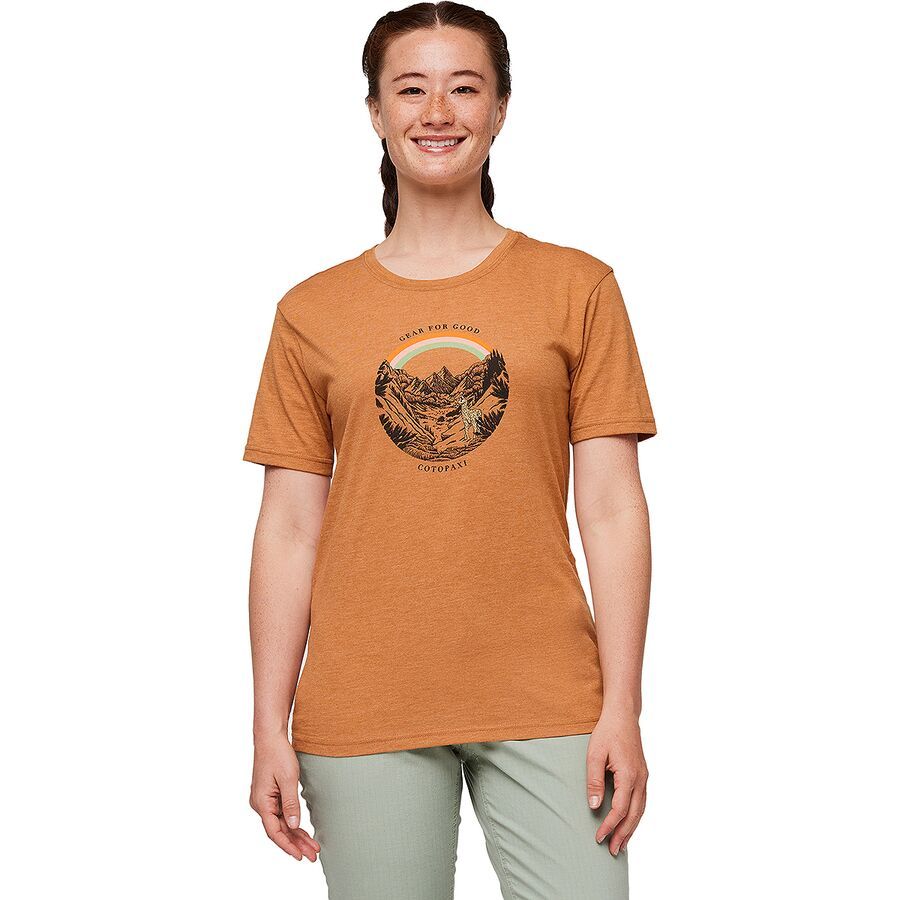 Traveling Llama Organic T-Shirt - Women's
