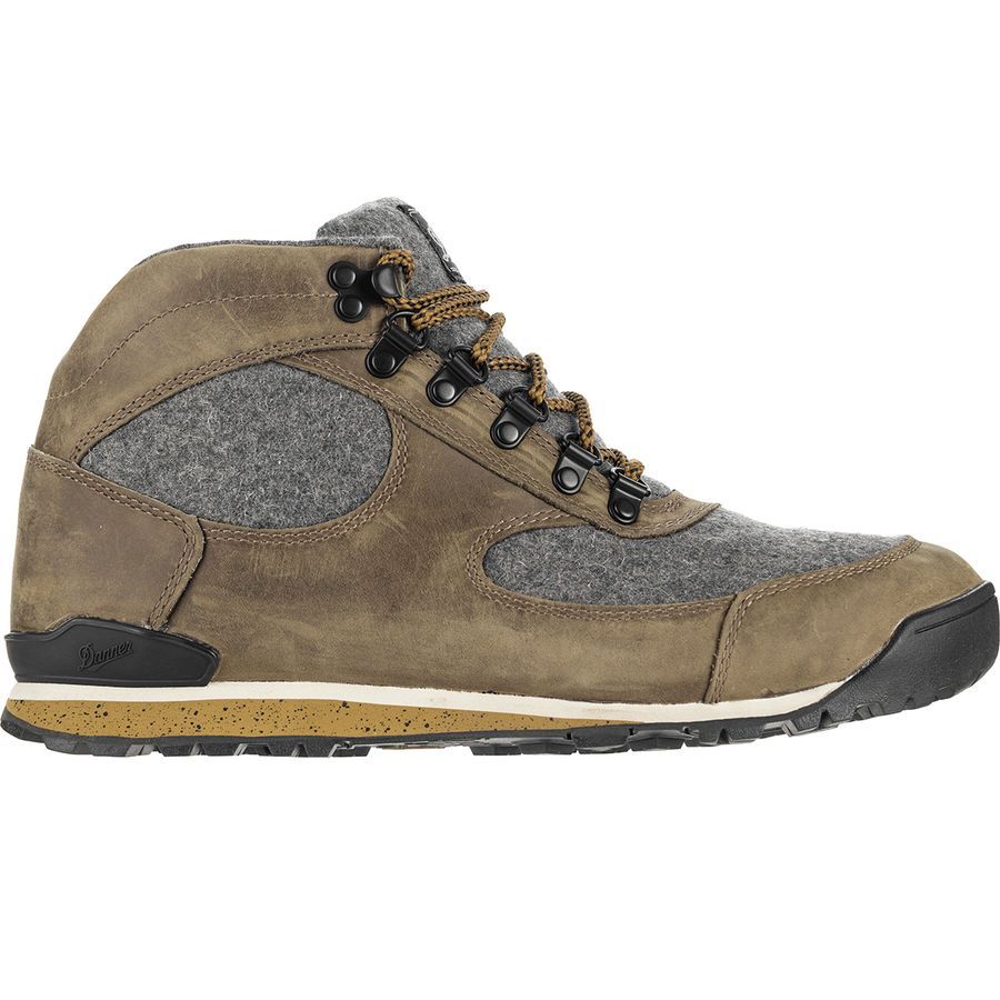 grey wool boots