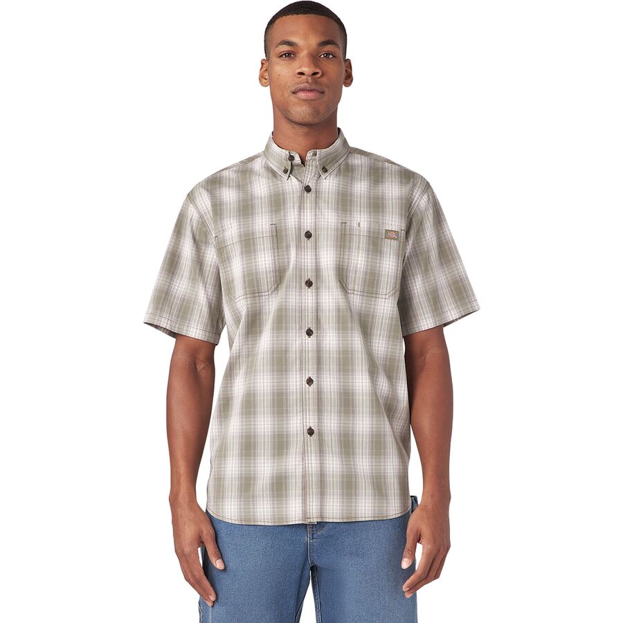 Flex Plaid Short-Sleeve Shirt - Men's