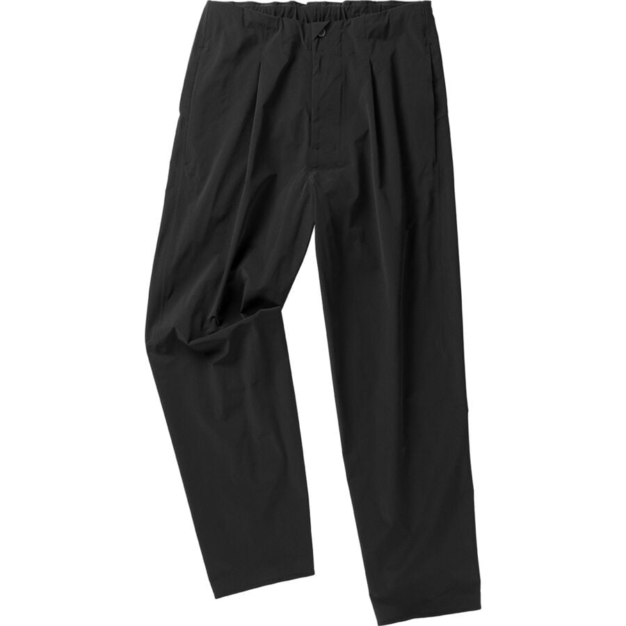 One Tuck Wide Tapered Stretch Pant - Men's