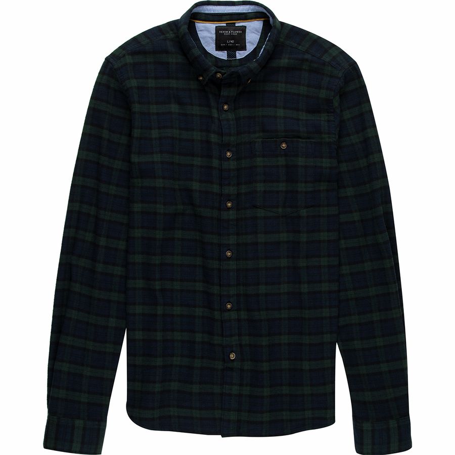 Denim and Flower Blackwatch Flannel Button-Down Shirt - Men's | Steep ...