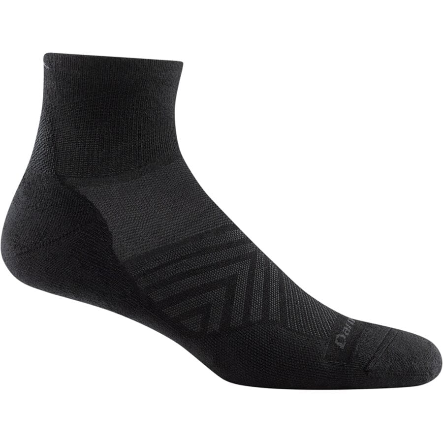 Darn Tough - Run 1/4 Ultra-Lightweight Cushion Sock - Black