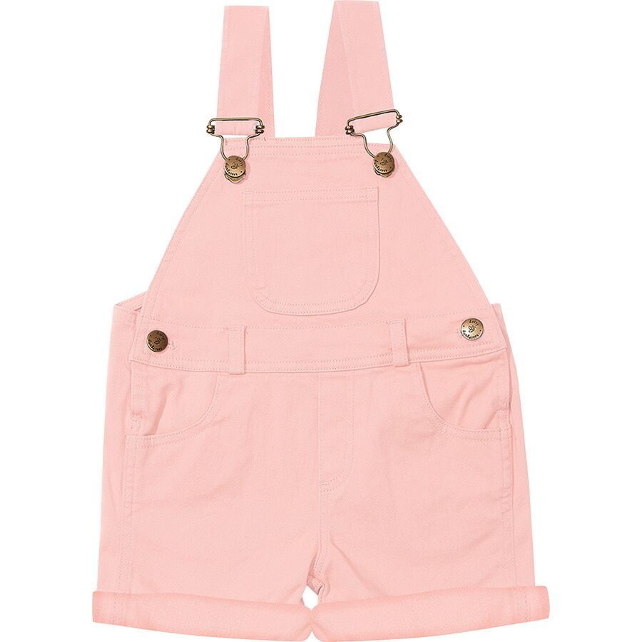 Dotty Dungarees Denim Short Toddler Girls'