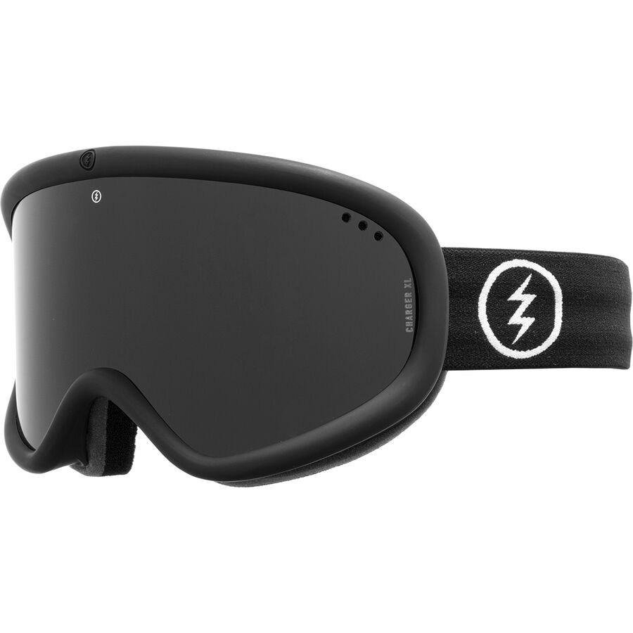 NEW Electric Charger XL Matte Black Brose Silver mens snowboard goggles Msrp$85 