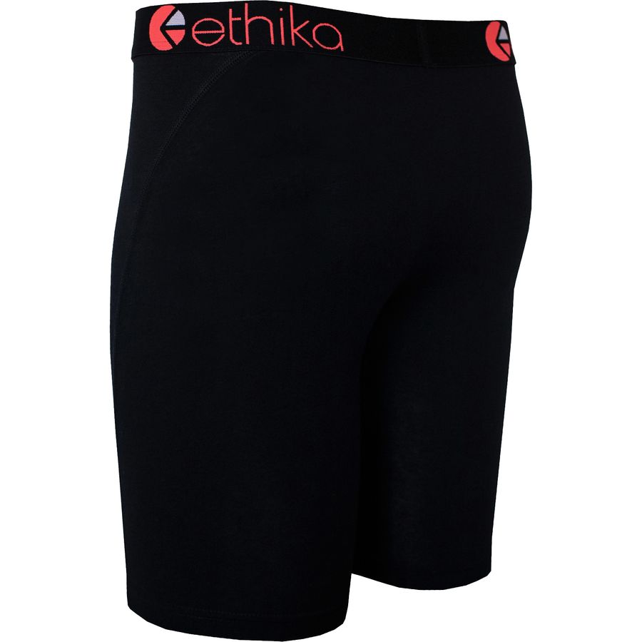 ETHIKA Men's Staple Underwear - 92% Cotton 8% Spandex, Green Glow Color, 4-Way Stretch - View #6
