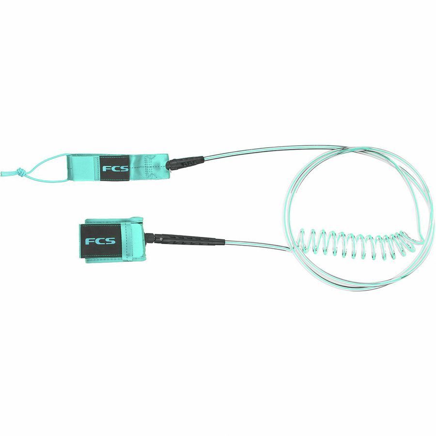 Fcs Essential Sup Leash Black 10ft0in Ankle Length FCS Essential SUP Leash  10ft - Ankle Strap Stand Up Paddleboard Safety Tether FCS Leash