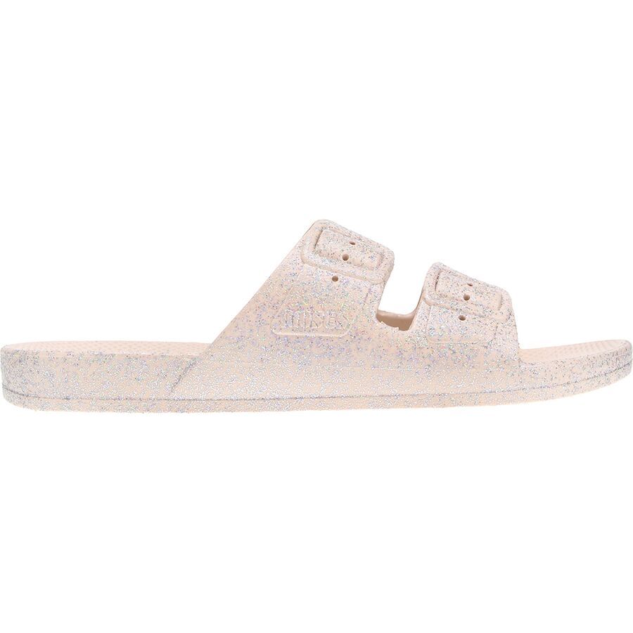 Two Band Print Slide Sandal