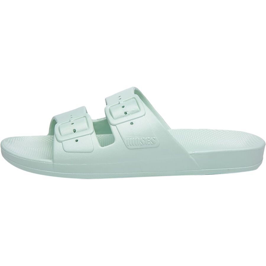 Two Band Solid Slide Sandal