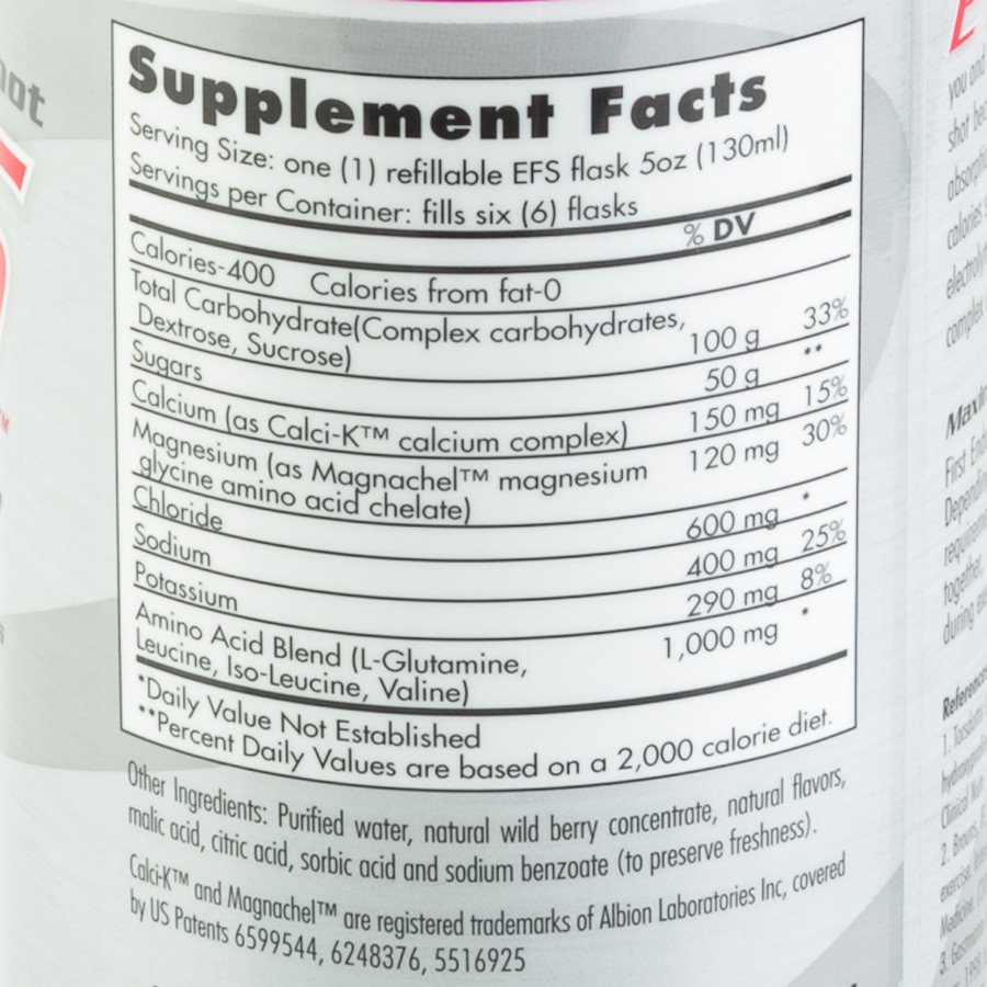 First Endurance EFS Liquid Shot 30oz. Bottle