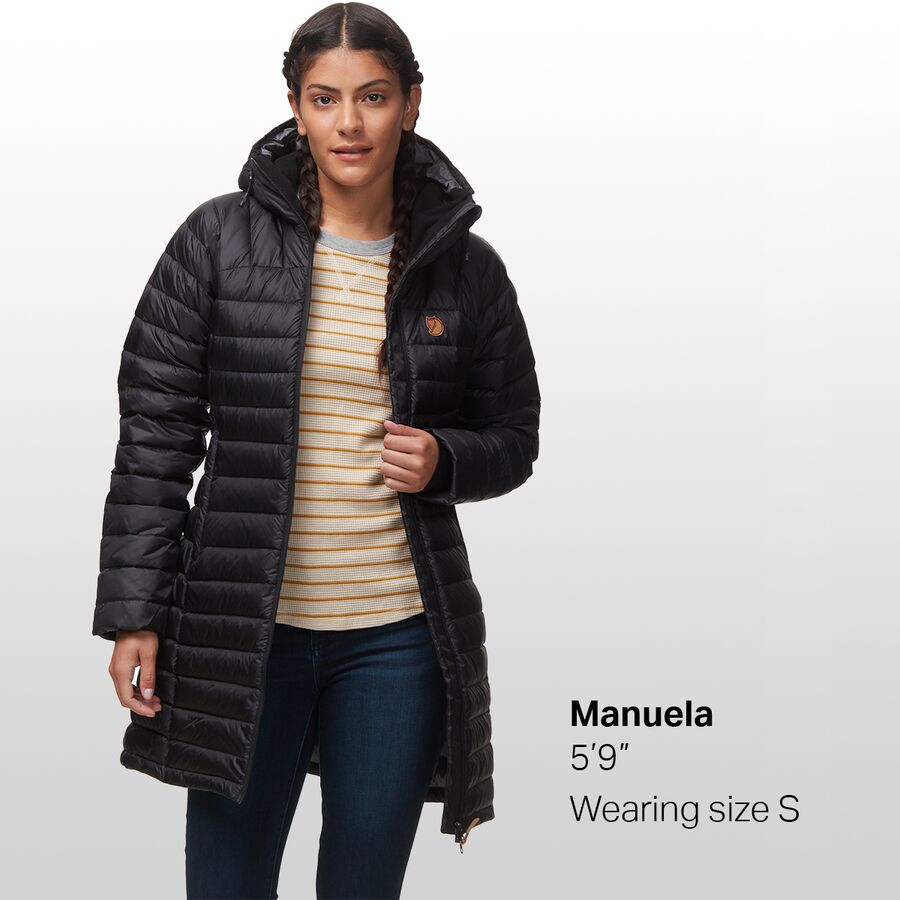 fjallraven snow flake parka women's down jacket