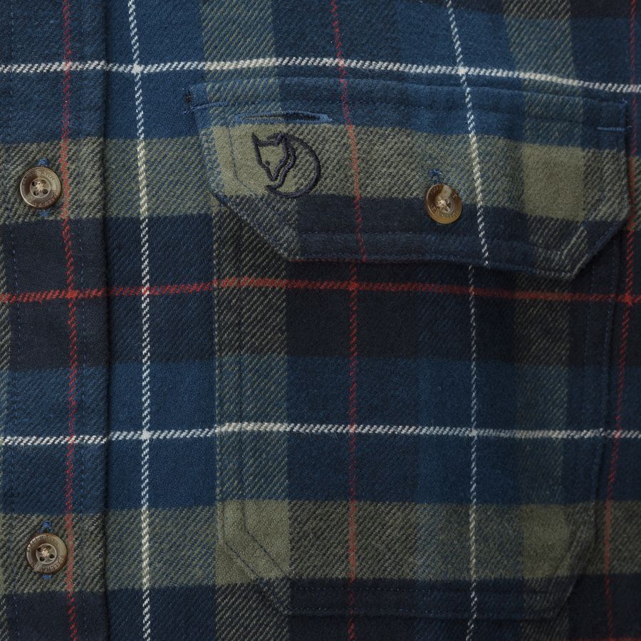 Fjallraven Singi Heavy Flannel Shirt - Men's | Backcountry.com
