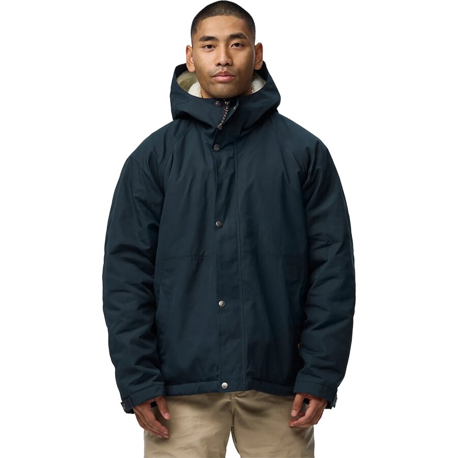 Мужская куртка Fjallraven Vardag G-1000 Pile, цвет: Тёмный тёмно-синий