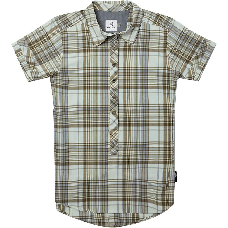 ASTER fold up short sleeve linen shirt - Skyway