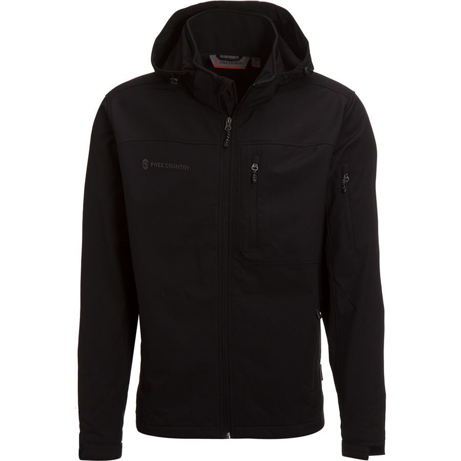 Free Country Super Soft Shell Jacket With Detachable Hood - Men's | Steep & Cheap