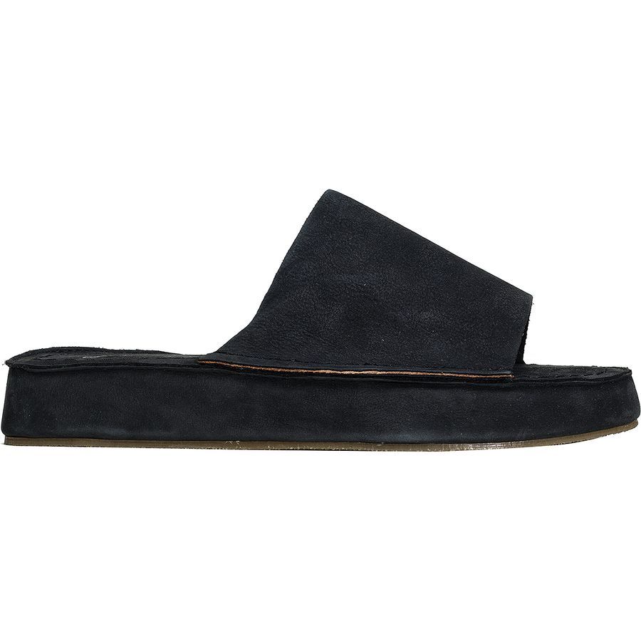 black flatform slides