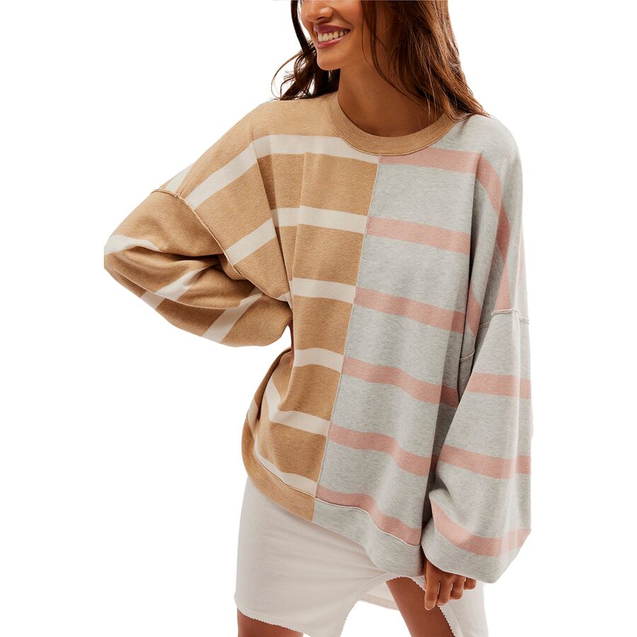 Uptown Stripe Pullover Sweater - Women's