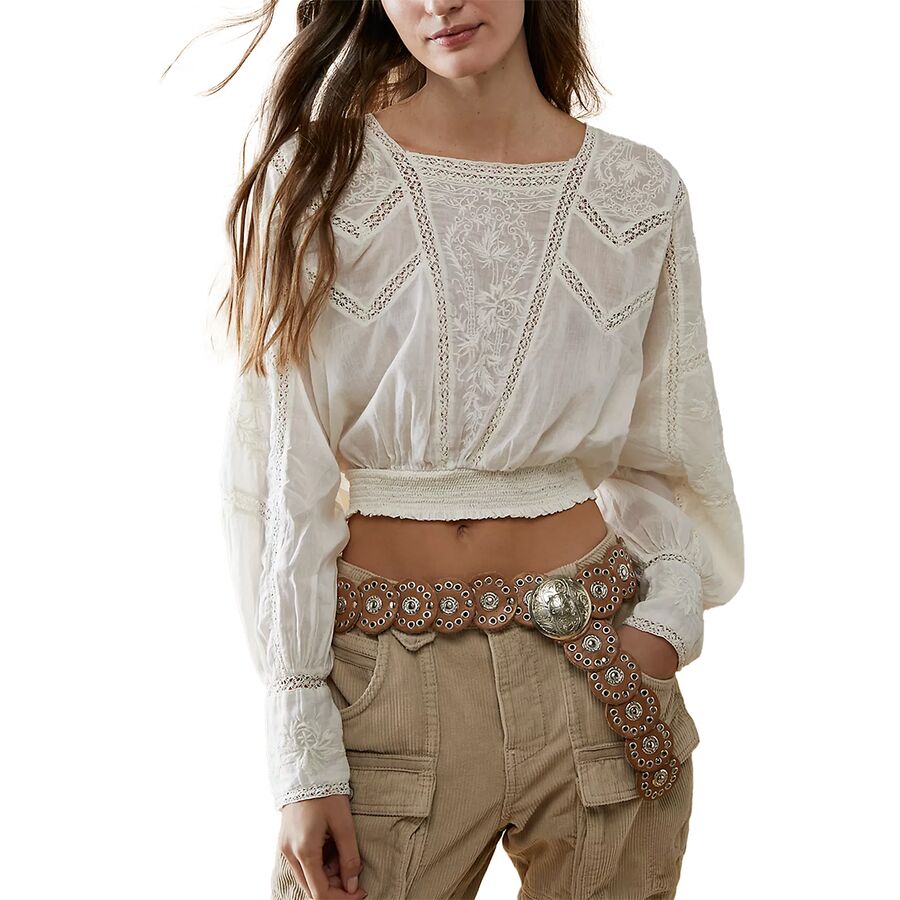 Free People Lucky Me Lace Top - Women