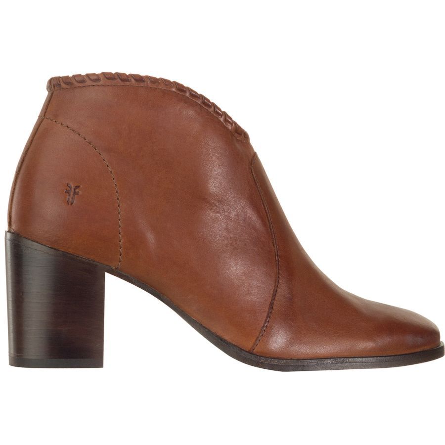 frye nora whipstitch suede bootie