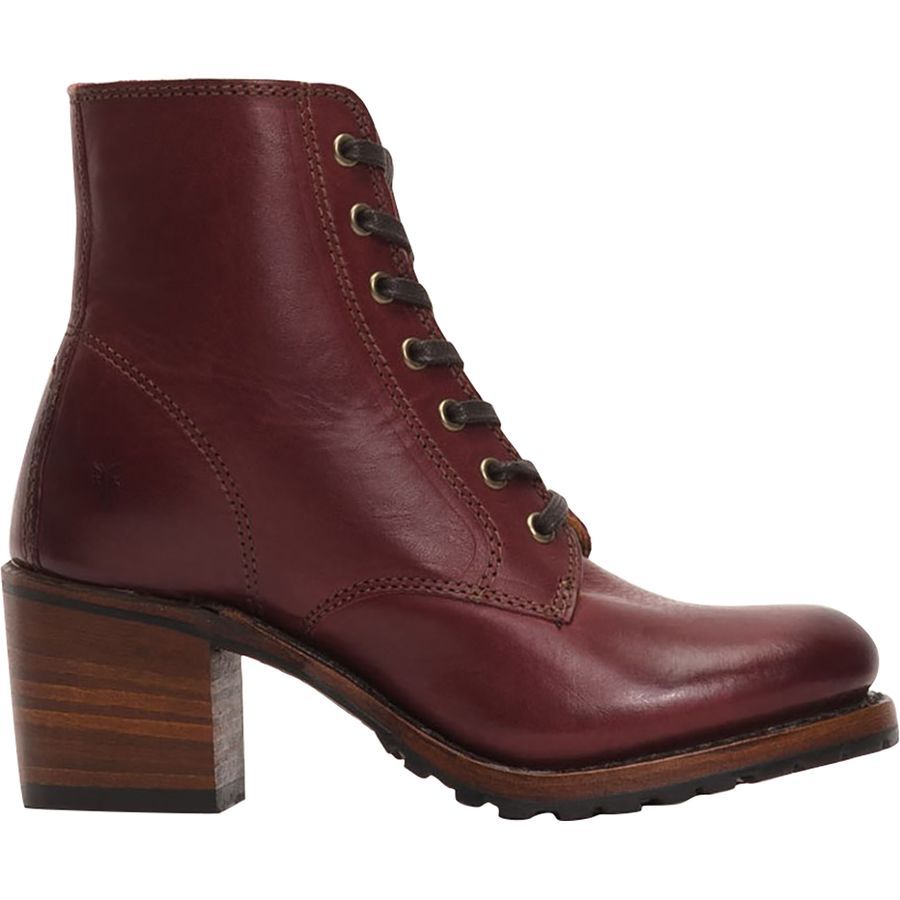 frye sabrina lace up
