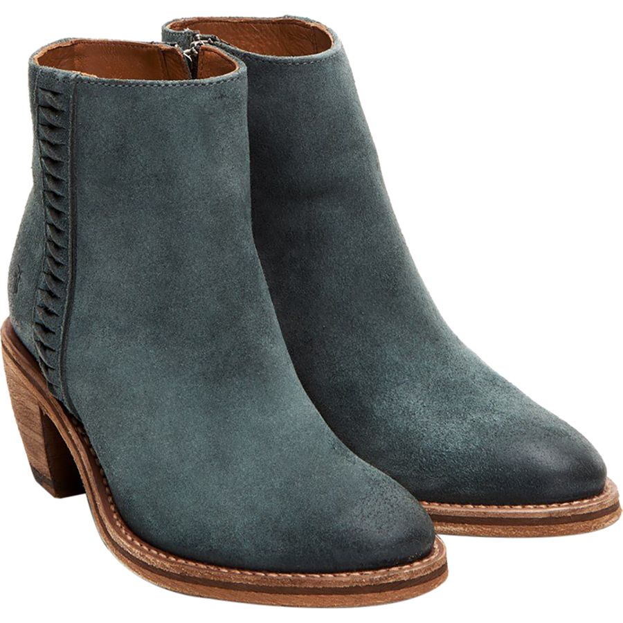 frye reed feather bootie