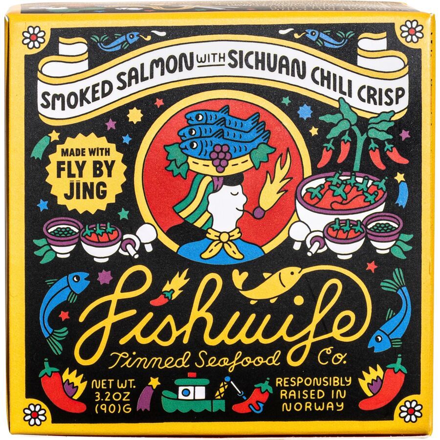 Smoked Salmon with Sichuan Chili Crisp