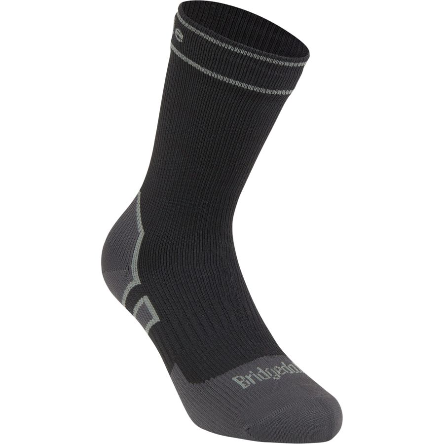 Bridgedale - Stormsock Lightweight Boot Sock - Black/Mid Grey
