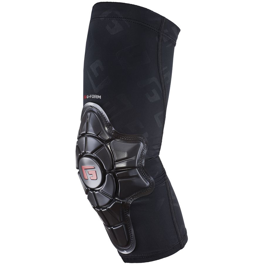 G Form Pro-X Elbow Black/GF Logo 2018 Coudières Mixte Adulte Noires Taille XS - Protection Flexible Et Légère