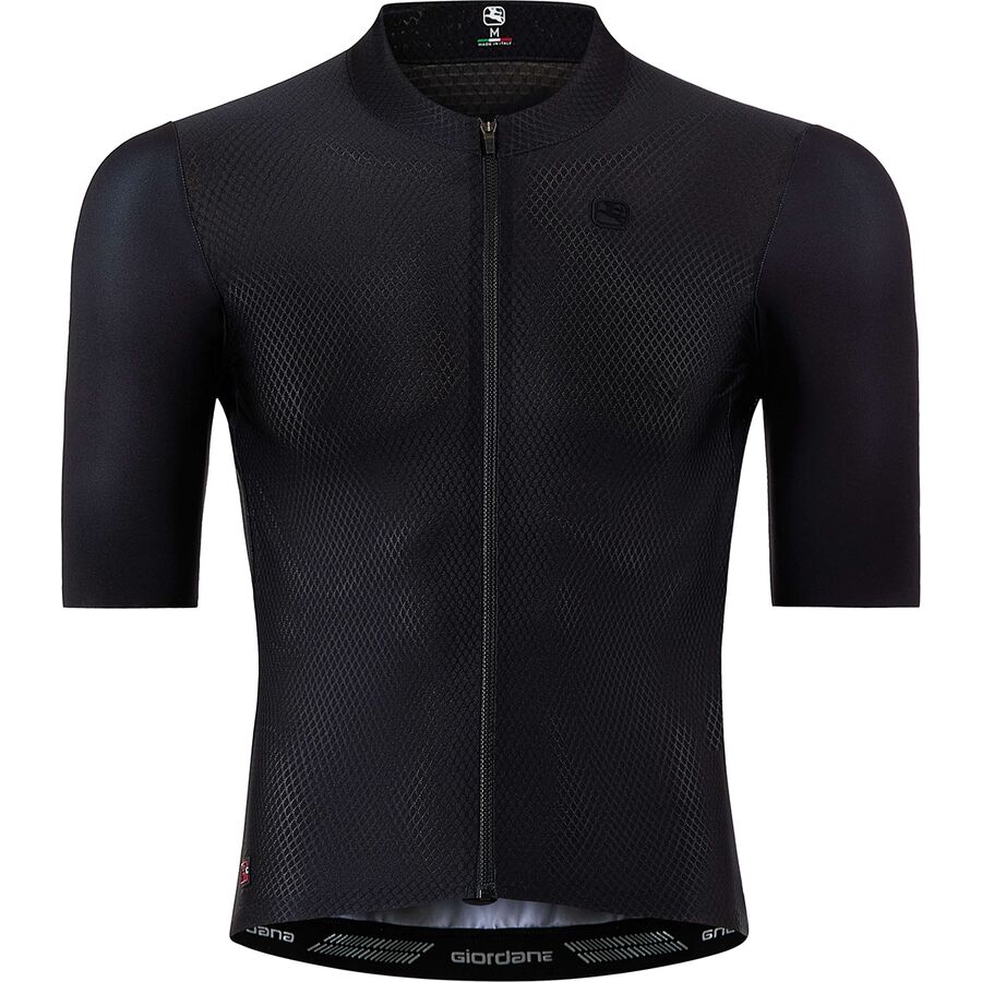 GIORDANA Chemise de Cyclisme Homme Jersey Vert 1/2 Zip M