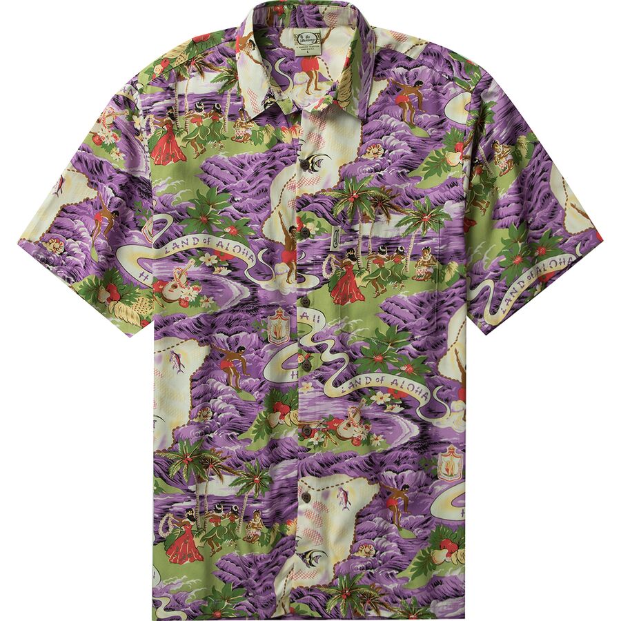 Land Of Aloha Cotton + Rayon Shirt - Men's