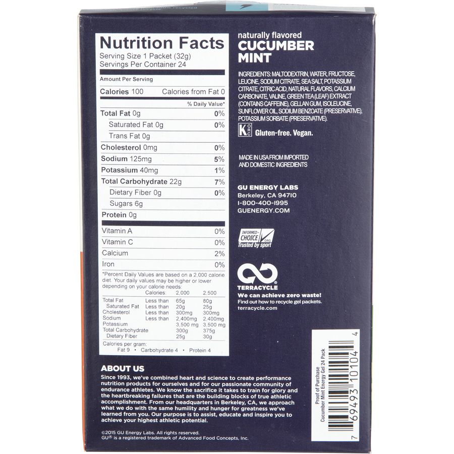 GU Energy Gel 24 Pack