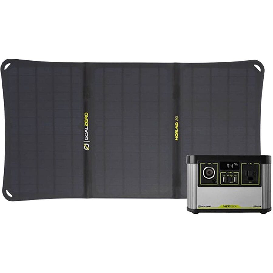 Yeti 200X + Nomad 20 Solar Generator Kit