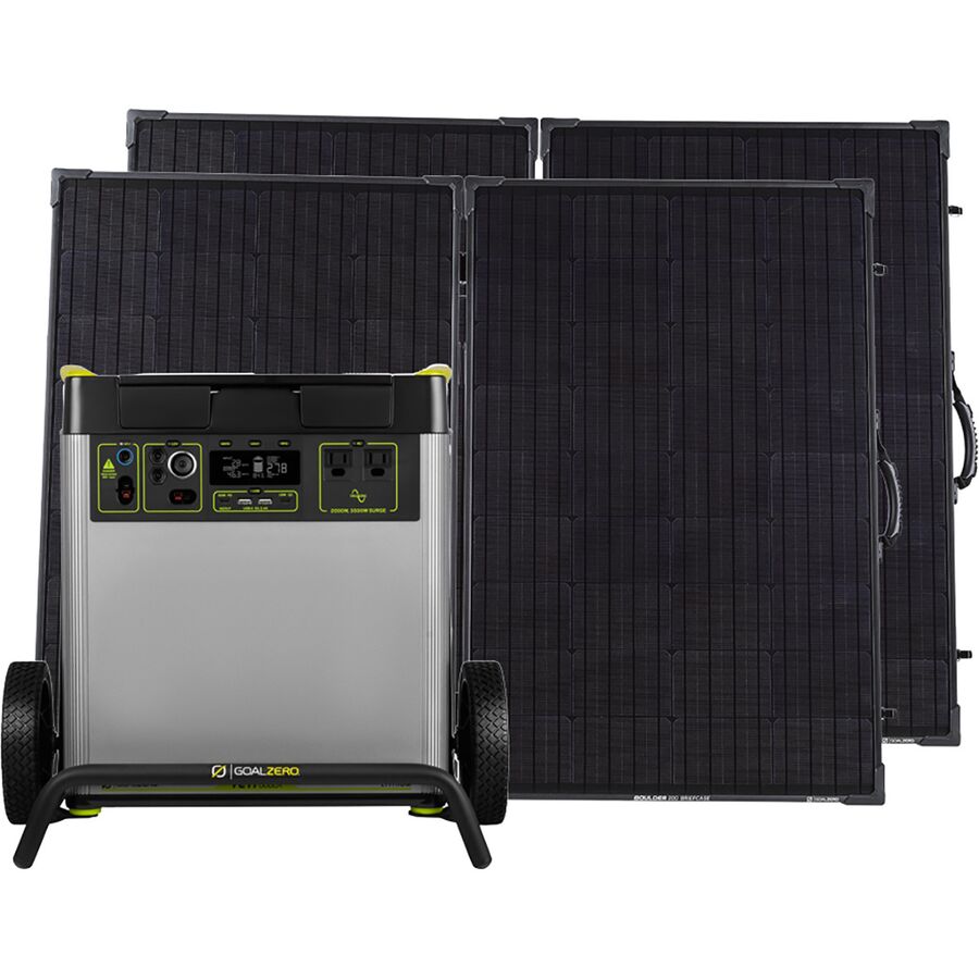 Yeti 6000X Solar Kit + 2X Boulder 200 Briefcases