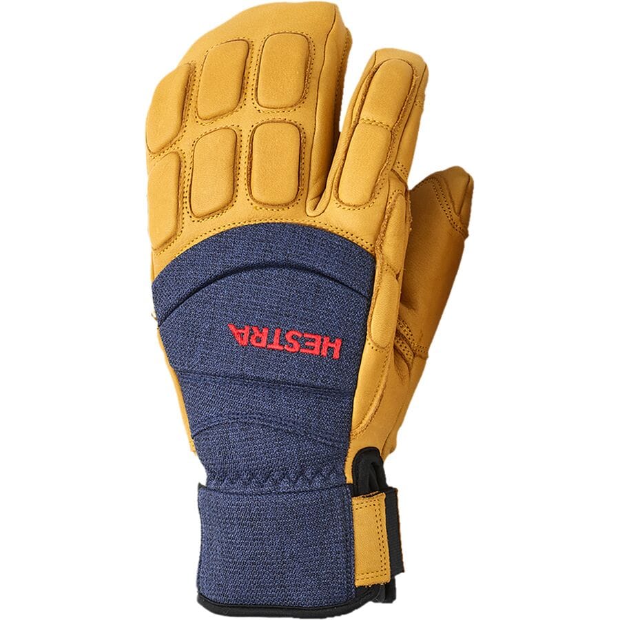 Hestra Gloves Vertical Cut C Zone 5 Finger Unisex Ski Glove In Black 