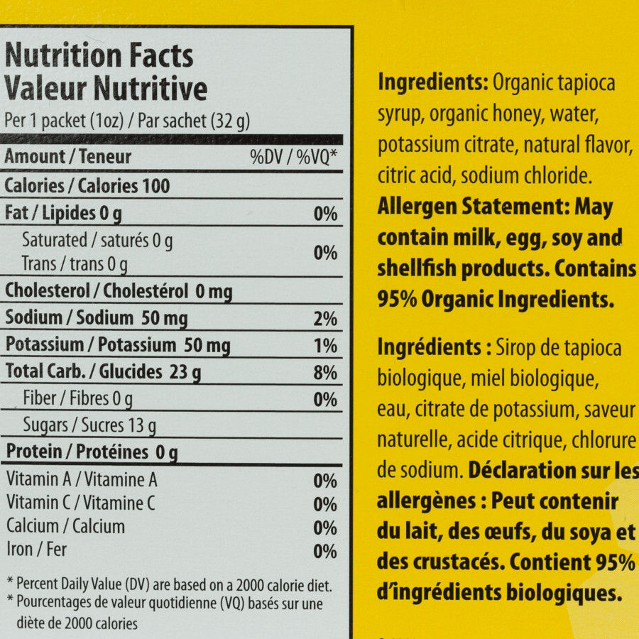 Honey Stinger Organic Energy Gels 24Pack