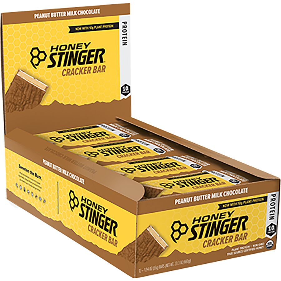 Honey Stinger Cracker Bars with Protein 12Pack