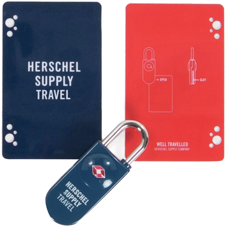 Herschel Supply - TSA Card Lock - Navy/Red