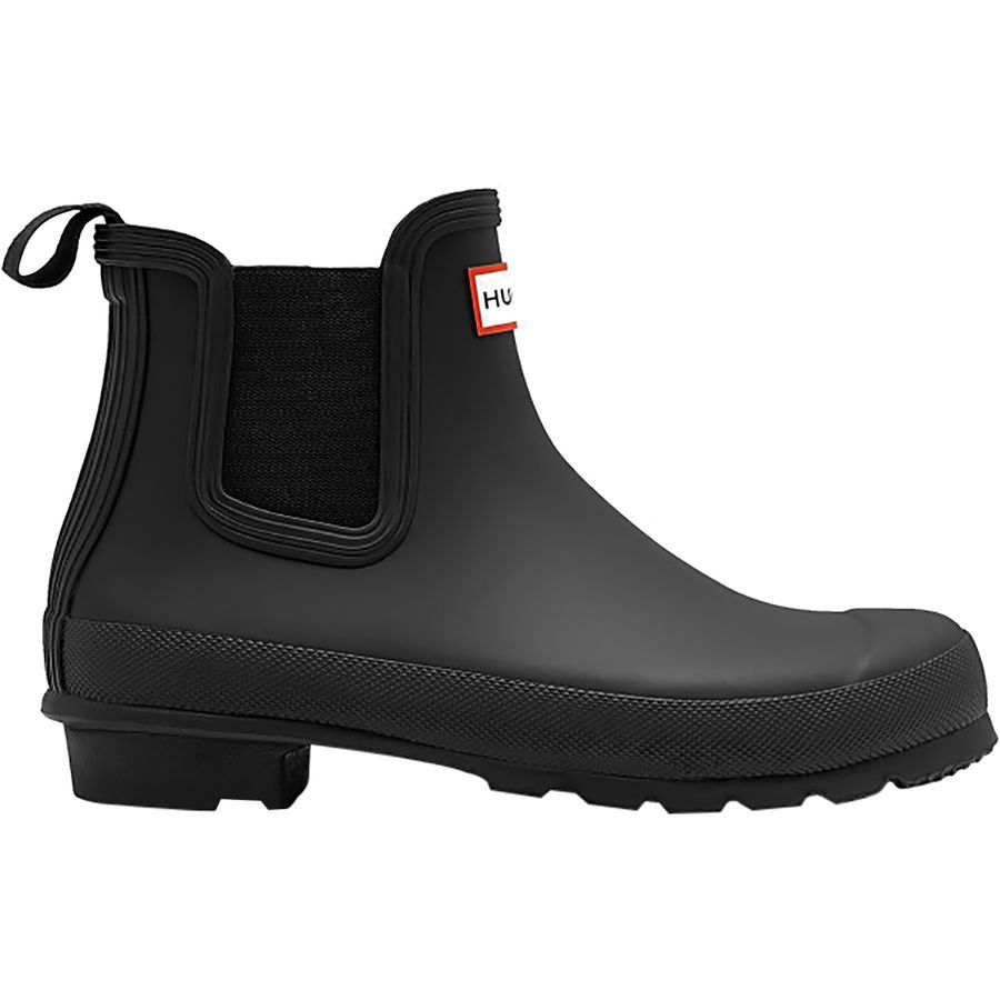hunter original chelsea boots in black