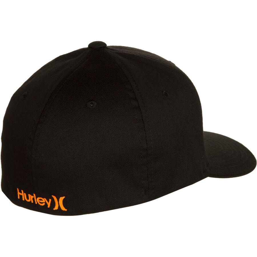 Hurley One & Only Black White Flexfit Hat | Backcountry.com