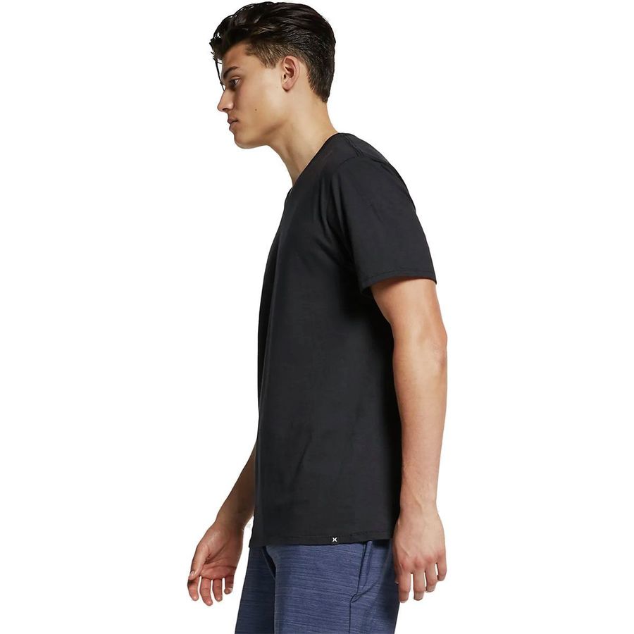 Hurley Boys' Staple V-Neck T-Shirt - Soft Jersey Tee With Icon Graphic - View #7