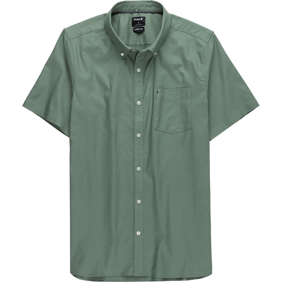 hurley dri fit button down shirt