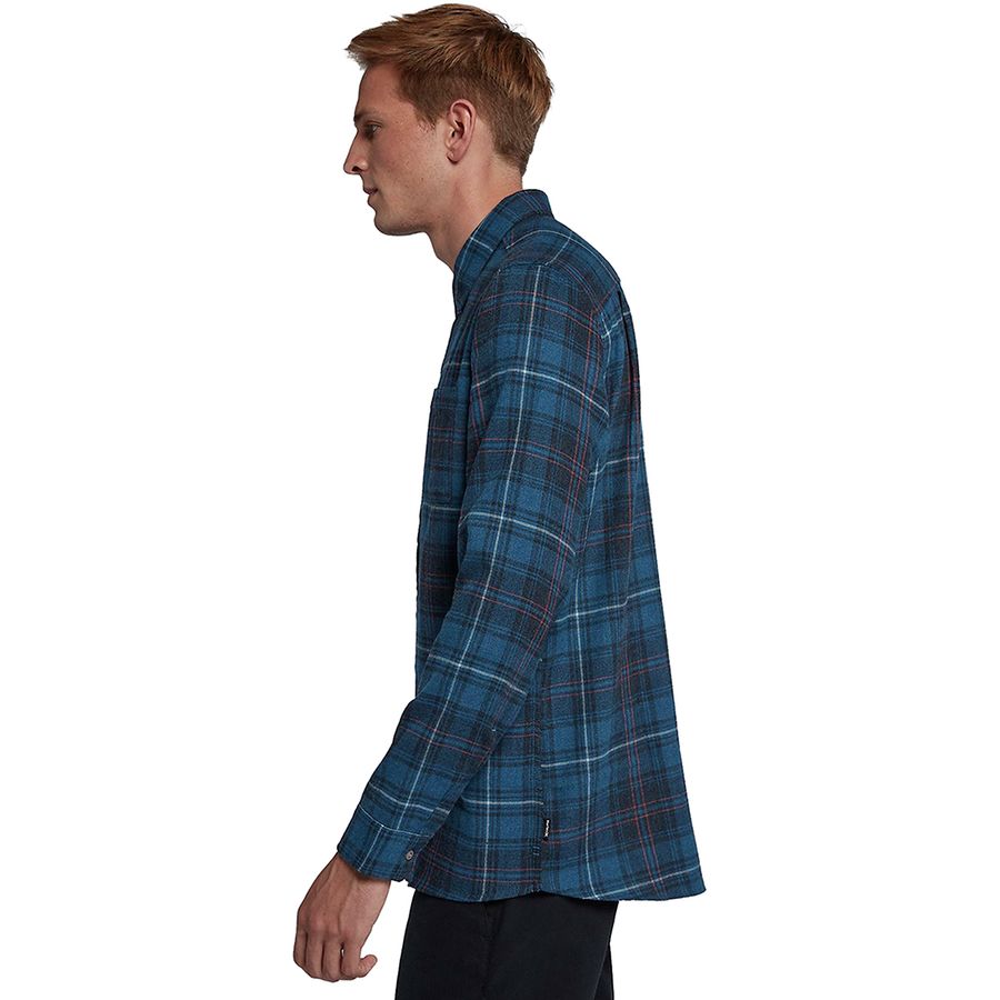 hurley long sleeve polo