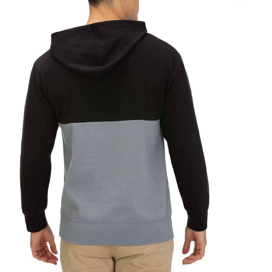 Moletom Com Capuz Hurley Masculino - Forro Sherpa - Bolso Canguru - Anthracite - M