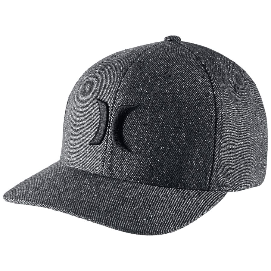 HURLEY BLACK TEXTURE HAT