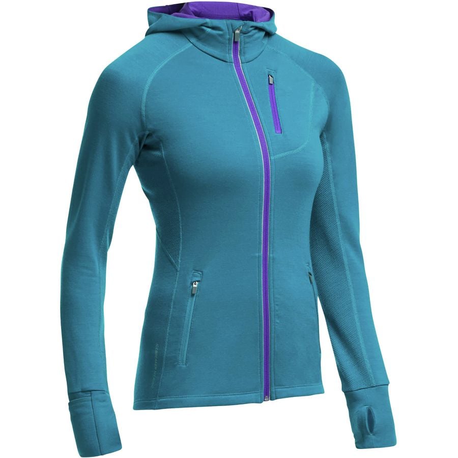 Icebreaker Quantum Full-Zip Hooded Jacket - Women's | Backcountry.com