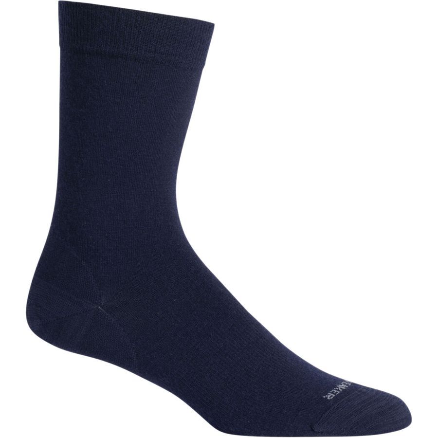 Icebreaker Lifestyle Fine Gauge Solid Crew Sock