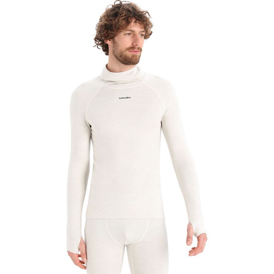 Merino Long-Sleeve Roll Neck Top - Men's