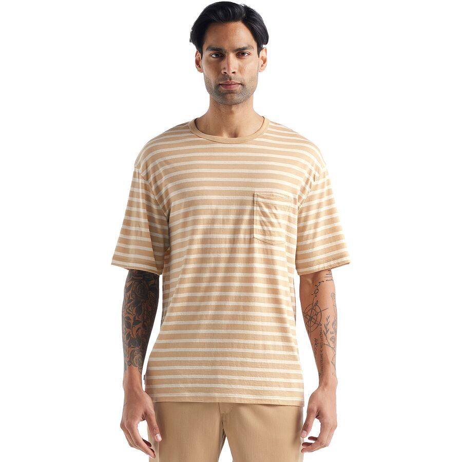 Granary Stripe Short-Sleeve Pocket T-Shirt - Men's