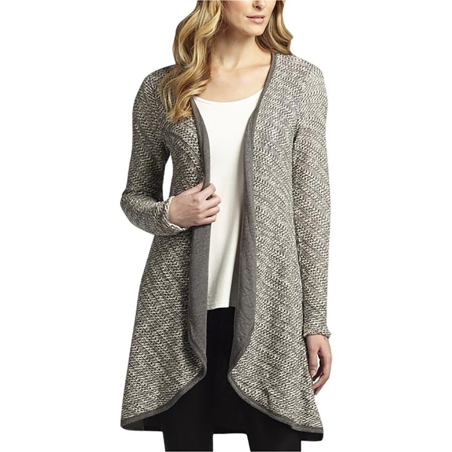 Indigenous Designs Mixed Media Cardigan Sweater Women's Clothing