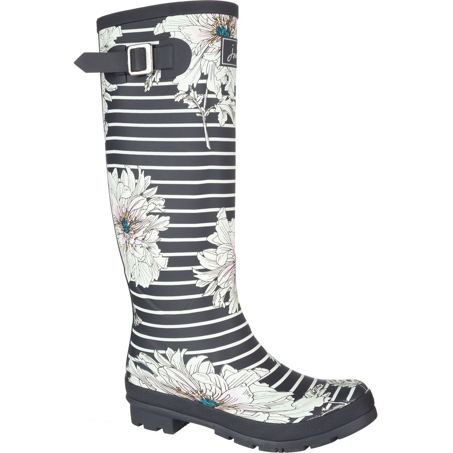 joules women's welly print rain boot