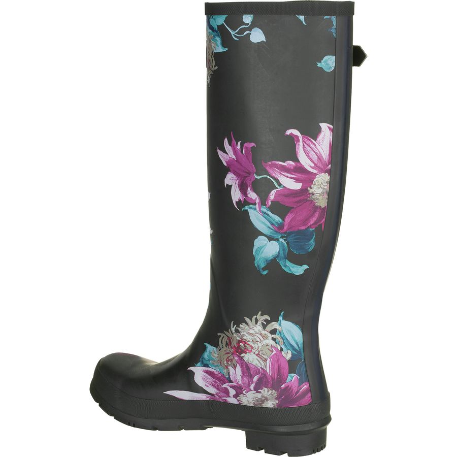 joules women's welly print rain boot